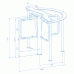 Роторный турникет PERCo-RTD-03S Роторный турникет PERCo-RTD-03S